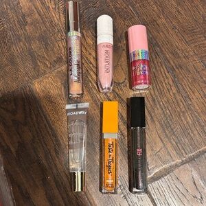 Assorted Pink & Clear Lip Gloss Set by Various Brands